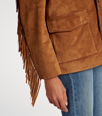Nili Lotan Maelle fringed suede jacket