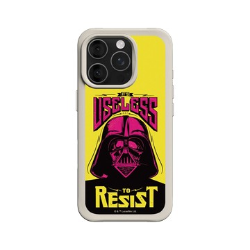 iPhone 16 Pro SolidX 貝殼灰 - 迪士尼-星際大戰 Star Wars - 黑武士-Useless to Resist