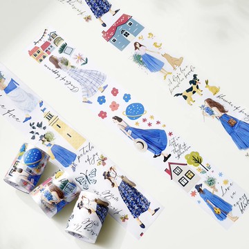 摩洛哥的藍色光影 PET紙膠帶 和紙膠帶 5米卷