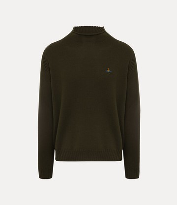 Vivienne Westwood Fisherman Jumper Wool Khaki-melange S Men