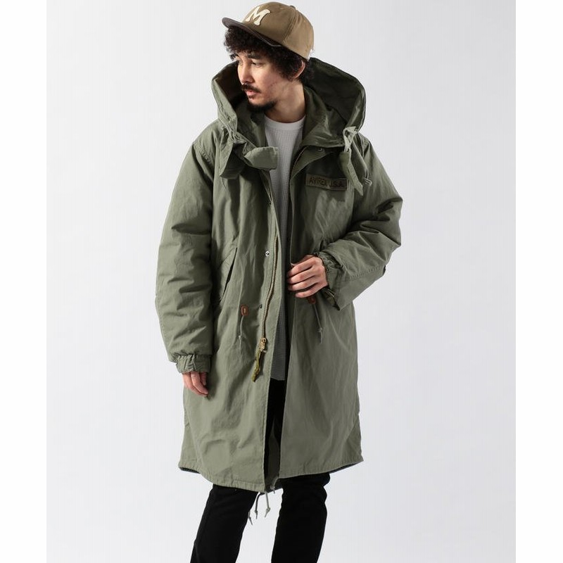 アヴィレックス Avirex アヴィレックス Mods Parka モッズパーカー メンズ Olive F Avirex 通販 Lineポイント最大get Lineショッピング