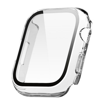Elago Apple Watch S11/10/9/8/7 鋼化9H玻璃透明防撞錶殼 46/45/42/41mm