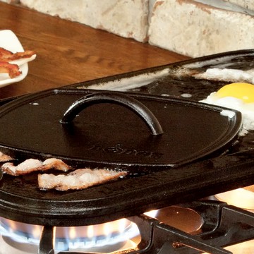 美國 LODGE 美國製方形鑄鐵壓肉板 LFIP3