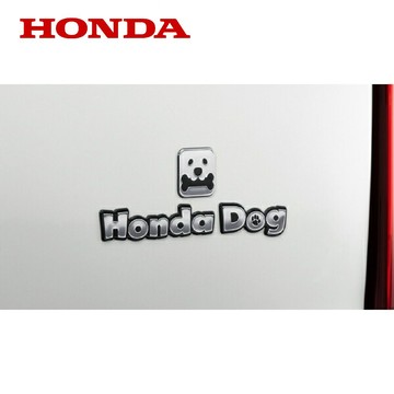 【PP保勁國際】日本 HONDA 原廠 Honda Dog貼紙 立體貼紙 改裝車標 車貼 汽車貼紙 鍍鉻