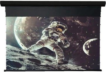 16:9布幕 Evenfall系列 EF-130BS2 16:9 電動天吊銀幕 / 超短焦黑柵抗光電動天吊幕