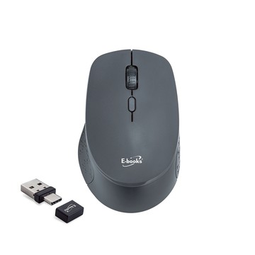 M73 三段DPI切換Type C+USB雙介面靜音無線滑鼠