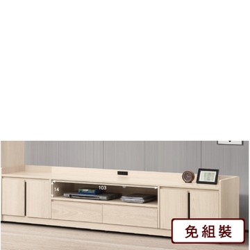 AS DESIGN 雅司家具-星星淺木色7尺展示櫃-212*40*50cm