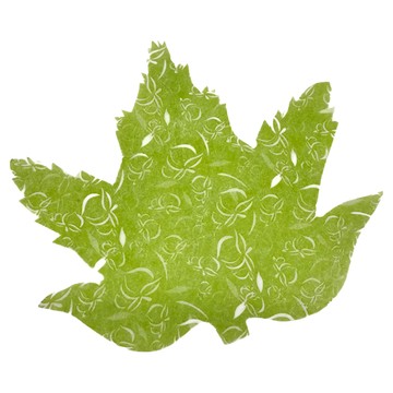 Ideal Wrapping 毅典 楓葉麻糬紙 L120 200張±1% 耐熱溫度-20℃〜220℃ 食品調理用一次性用紙  綠楓葉  1組
