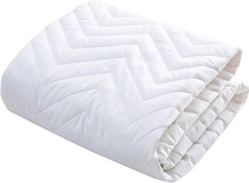 【日本代購】褥墊特大四季通用舒適床墊防螨抗菌防臭吸汗速乾帶鬆緊帶可洗酒店規格180x205厘米灰色