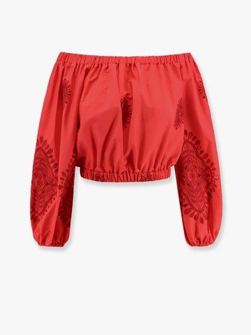 Tulip cotton top with embroidery - LAVI - gender_Woman