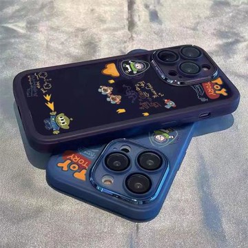 玩具總動員適用三星s24ultra手機殼硅膠s22自帶鏡頭膜s23+時尚多巴胺s20fe個性s21卡通a15a55a05s全包a73/a54