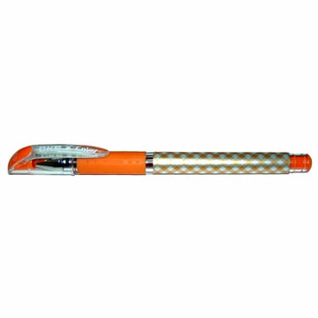 【文具通】CKS 新雪克 BP-238彩格中性筆 橘0.38 A1301963【APP滿額下單4%點數(單一帳號最高1000點)】7/31止