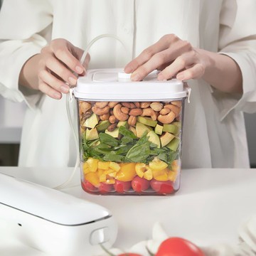 +Sio 鮮食小封 真空保鮮機專用收納罐 真空罐 | 大中小3入組 LC-002-1-LS