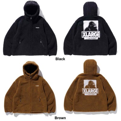 エクストララージ X-LARGE BOA FLEECE ZIP-UP JACKET ボアフリース