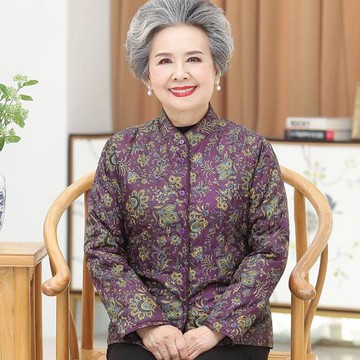 奶奶冬裝小棉衣輕薄老年人女裝羽絨棉內膽媽媽老太太棉服老人秋裝