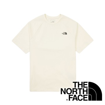 【THE NORTH FACE 美國】中性快乾短袖圓領上衣『沙丘白』NF0A8GX4 戶外 露營 登山 健行 休閒 時尚 旅遊 短袖 上衣