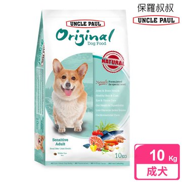UNCLE PAUL 保羅叔叔田園生機狗食 10kg (低敏成犬-小顆粒/顧關節)