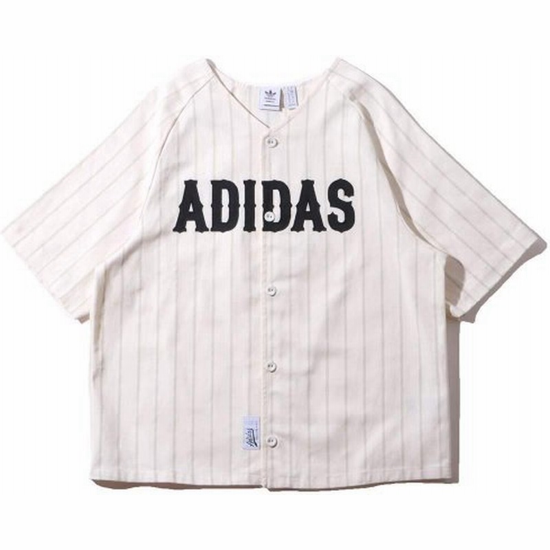 アディダスオリジナルス Adidas Originals ベースボールシャツ ベースボール ジャージ Chalk White Raw White 19ss I 通販 Lineポイント最大0 5 Get Lineショッピング