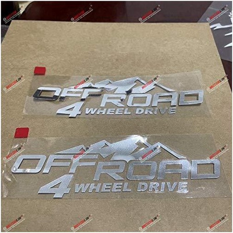 4x4 オフロード 4wd マウンテン デカール ステッカー 車 トラック ビニール 2パック メタリック シルバー 通販 Lineポイント最大0 5 Get Lineショッピング