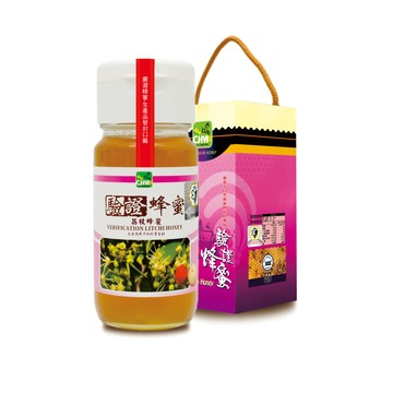 彩花蜜 養蜂協會驗證-荔枝蜂蜜700g