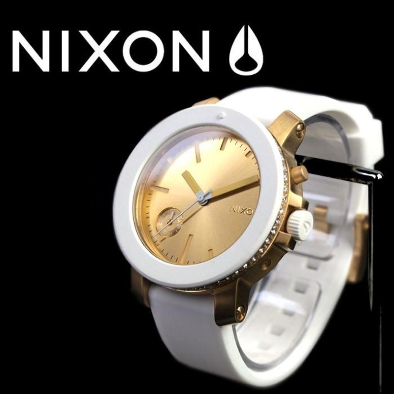 ニクソン NIXON 腕時計 レディース RAIDER ホワイト ゴールド ホワイト