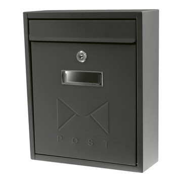 TRENY 日式大野信箱  31.5 x 26 x 9.5cm  鐵灰色