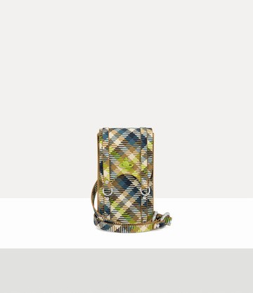 Vivienne Westwood Max Mini Crossbody Polyurethane / Polyester / Cotton Fluro-tartan