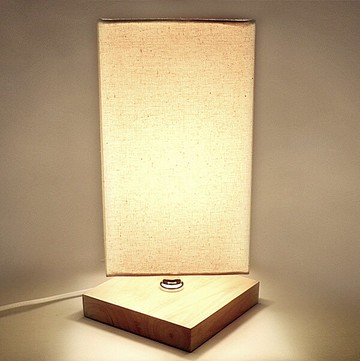 【威森家居】北歐 實木長筒布罩檯燈 現貨原木工業風現代簡約復古吸頂燈吊燈壁燈大廳客廳臥室陽台燈具LED設計師 L160436