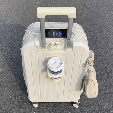 行李箱女多功能拉桿密碼箱 大容量行李箱 防颳行李箱 行李箱 登機箱 旅行箱 多功能行李箱 大容量旅行皮箱子