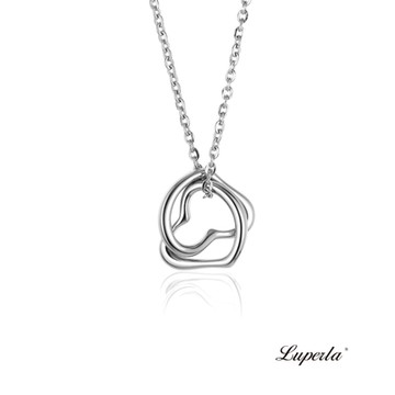 大東山珠寶 L&H Luperla 純鋼浪漫禮物項鍊 一生的摯愛 Hearts of both  13mm(純鋼)