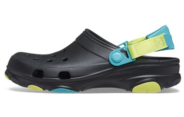 CROCS CLASSIC CLOG BEACH UNISEX BLACK SANDALS