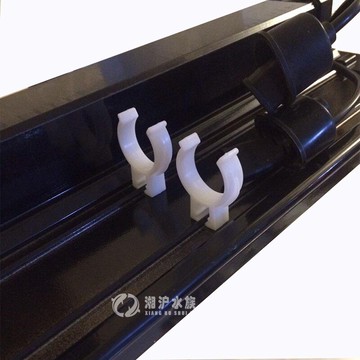 森森水族箱魚缸燈架配件 t8燈管固定卡口卡子 不銹鋼卡扣塑料卡夾