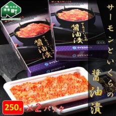 サーモンといくらの醤油漬500g(250g×2パック)