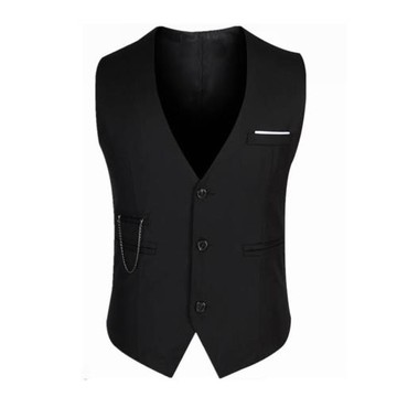 春秋男裝西裝馬甲男士薄款個性韓版修身型潮流職業西服馬夾男背心