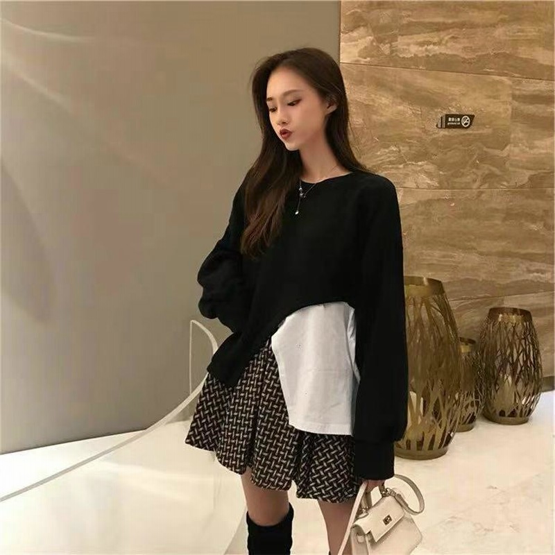 韓国 2点セット フラッフィーニット 羊柄 フリルヘム ミニスカ A'GEM/9 × .kom 『 FANCY CLUB/ファンシークラブ』 PEPE