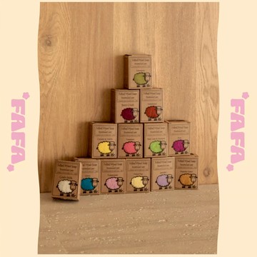 隔日到貨｜Felted Soap 紐西蘭天然手工羊毛氈皂 去角質 清潔 香氛皂 沐浴洗手用｜FAFA 發發家居 台灣