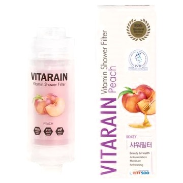 VITARAIN 維他命 沐浴過濾器 美容保健 抗氧化 保濕 清爽  蜜桃  1個