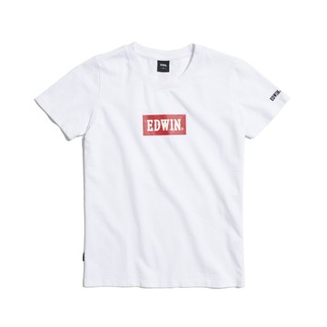 EDWIN｜女裝｜光照魔術BOX 短袖T恤