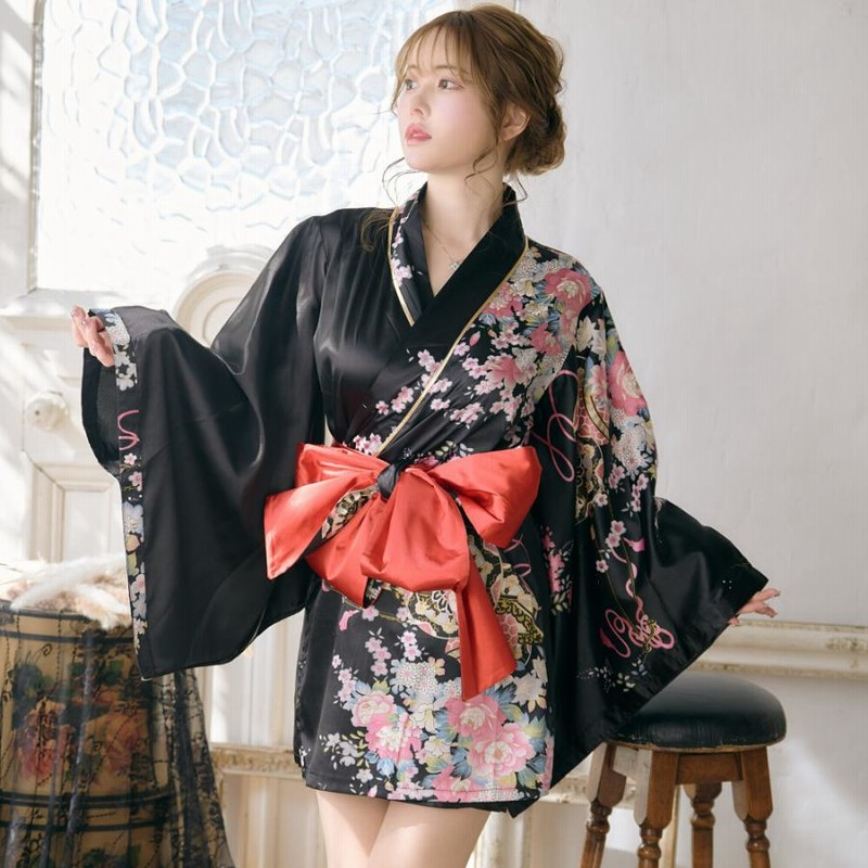 ❣️花魁コスプレ★花魁衣装★着物衣装★ドレス★コスプレ花魁★ブラック★着物ドレス Amazon.co.jp: ノーブランド品 レディース 花魁コスプレ 着物