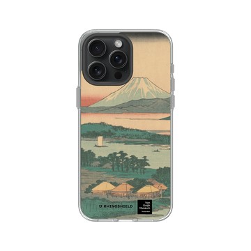 iPhone 15 Pro Max Clear 透明 - Van Gogh Museum - 川崎：鶴見川上的生麥村 - 歌川廣重