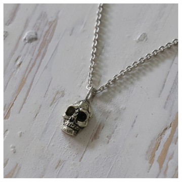 頭骨 槍 項鍊 銀戒 女孩 女士 簡單 可愛 小 時尚 垂飾托特包