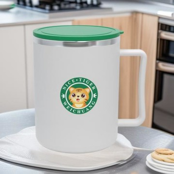 馬克杯304不銹鋼內膽水杯批發創意心愿ins風咖啡杯子帶蓋可定logo