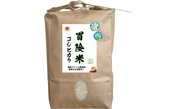 栽培期間中 無農薬コシヒカリ 白米10kg 3ヶ月定期お届け