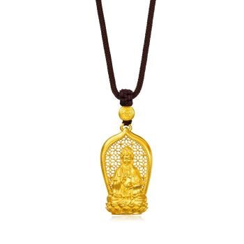 Cultural Blessings 「文化祝福」 東方古祖 瀝水觀音 黃金項鍊_計價黃金