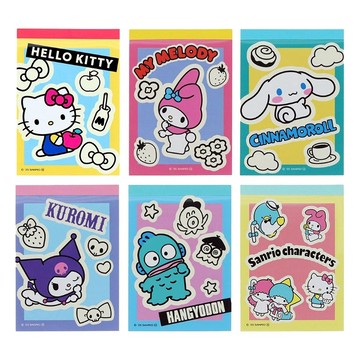 【CHL】Sanrio 人氣角色備忘錄 MEMO Hello Kitty 雙子星 漢頓 酷洛米 大耳狗 便條紙 隨身便條