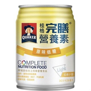 【一箱送2罐】桂格 完膳營養素 原味低糖 250ml*24罐/箱【美十樂連鎖藥局】