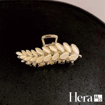 【Hera 赫拉】韓式貓眼石樹葉鯊魚夾H111052502