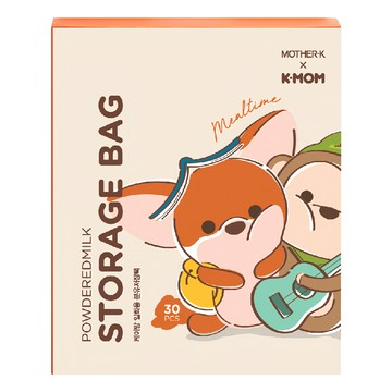 K-MOM 小淘氣奶粉儲存袋240ml 拋棄式設計 方便外出攜帶  30個  1盒