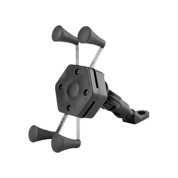 後照鏡手機架 X型手機支架鏡座款 機車後照鏡手機支架 GPS導航外送自行車手機座 贈品禮品 A5456