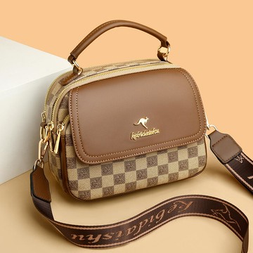 【限時免運】芭藜袋鼠包包 女士斜挎包 2025新款高級感包 單肩包 百搭手提小包